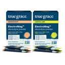 True Grace ElectroMag - Grapefruit (16 Stick Packs) + Lemon Lime (16 Stick Packs) - Electrolite Powder untuk Hidration Rapid - Zero Sugar & Carbs - Non-GMO - 32 Total Servings