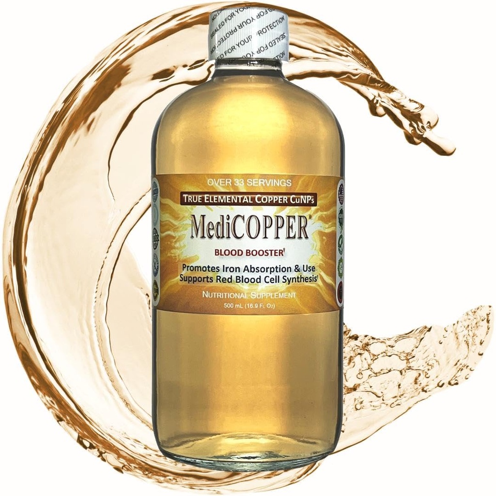 True Colloidal Copper - 500 mL dalam BPA Free Plastic Bottle