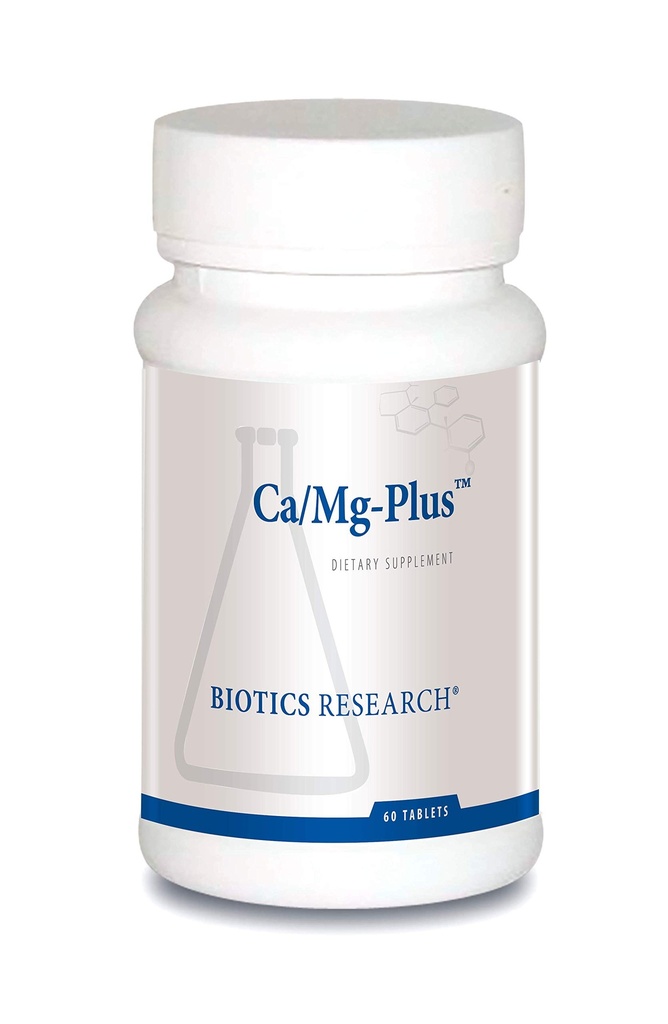 Riset Biotika CaMg-Plus Calcium Magnesium Suplemen dengan Paratyroid, Aids in Bone and Dental Health, Relaxation Muscle, Support Kesehatan Cardiovaskular, Thyroid Dukung 60 tablet