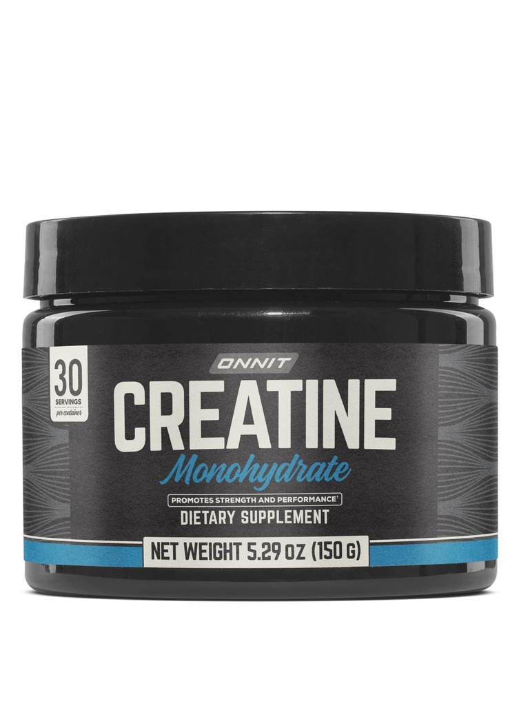 ONNIT Creatine Monohydrate Powder, IGEN (TM) None-GMO Teated 5g Premitine Creatine for Muscle Strength, Power and Lean Mass, Supports Brain Health, Brain Cellular Energy, Unflashing, 5.29