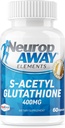 Elemen Neuropoul S-Acetyl- Glutathione 400mg Acid Resistant Capsules 60ct (60 400mg Capsules Per Botol) Tanggal 3 Diuji dibuat dalam fasilitas CGMP
