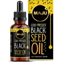 Magu Superfood Minyak Benih Hitam - 3 kali TQ, Cold- Tertekan, Ukuran Perjalanan, 100% Turkish Black Cumin Oil, Liquid Pure Blackseed, Botol Kaca, 2 Oz