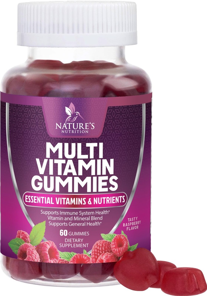 Multivitamin Gummies for Adult with Vitamin A, C, D, B12