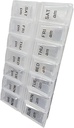 Dua kali sehari Pill Organizer, Weekly Day and Night Pill Container, Day and Night Medication atau Vitamin untuk Pameran Pagi atau Malam PM (1)