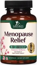 Suplemen Menopause bagi Perempuan - Menopause Relief Proports with Black Cohosh, Suplemen Dukungan Alam untuk Mild Hot Flashes & Night Sweats & PH Aupport Suplemen - 60 Capsules