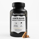 Lebih baik Alt Lions Mane Mushroom Kapsul, 2 Bulan Supply 124; 100% Fruit Body Lions Mane Suplemen 124; 30% Polysacchardes 124; 15: 1 Lions Mane Extract 10000mg