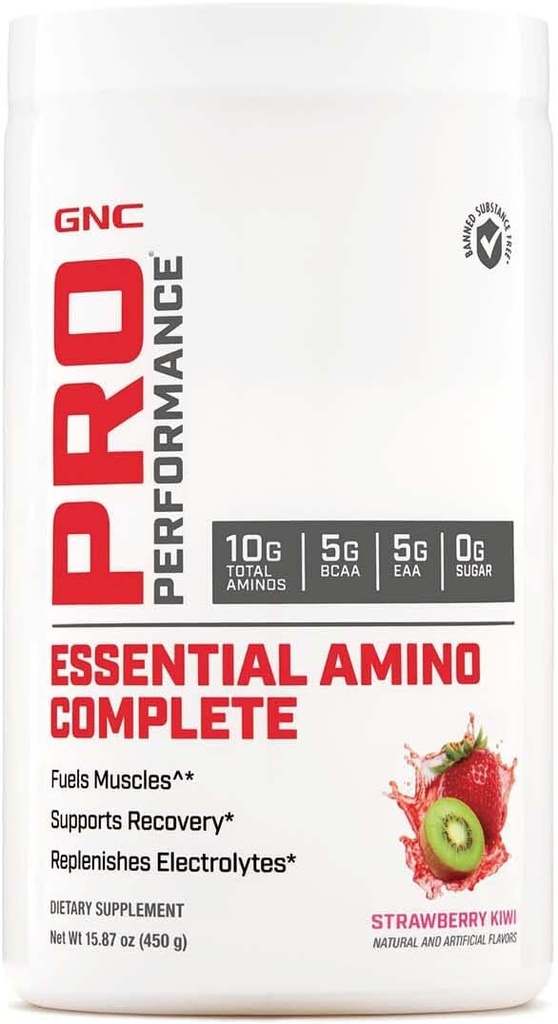GNC Pro Performance Estimate Amino Complete, Strawberry Kiwi, 15.87 oz., Support Muscle Recovery