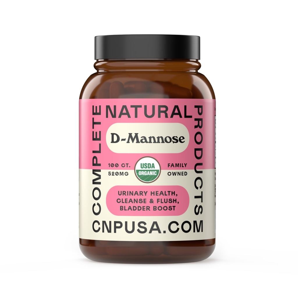 Complete Natural Products Organic D-Mannose Capsules