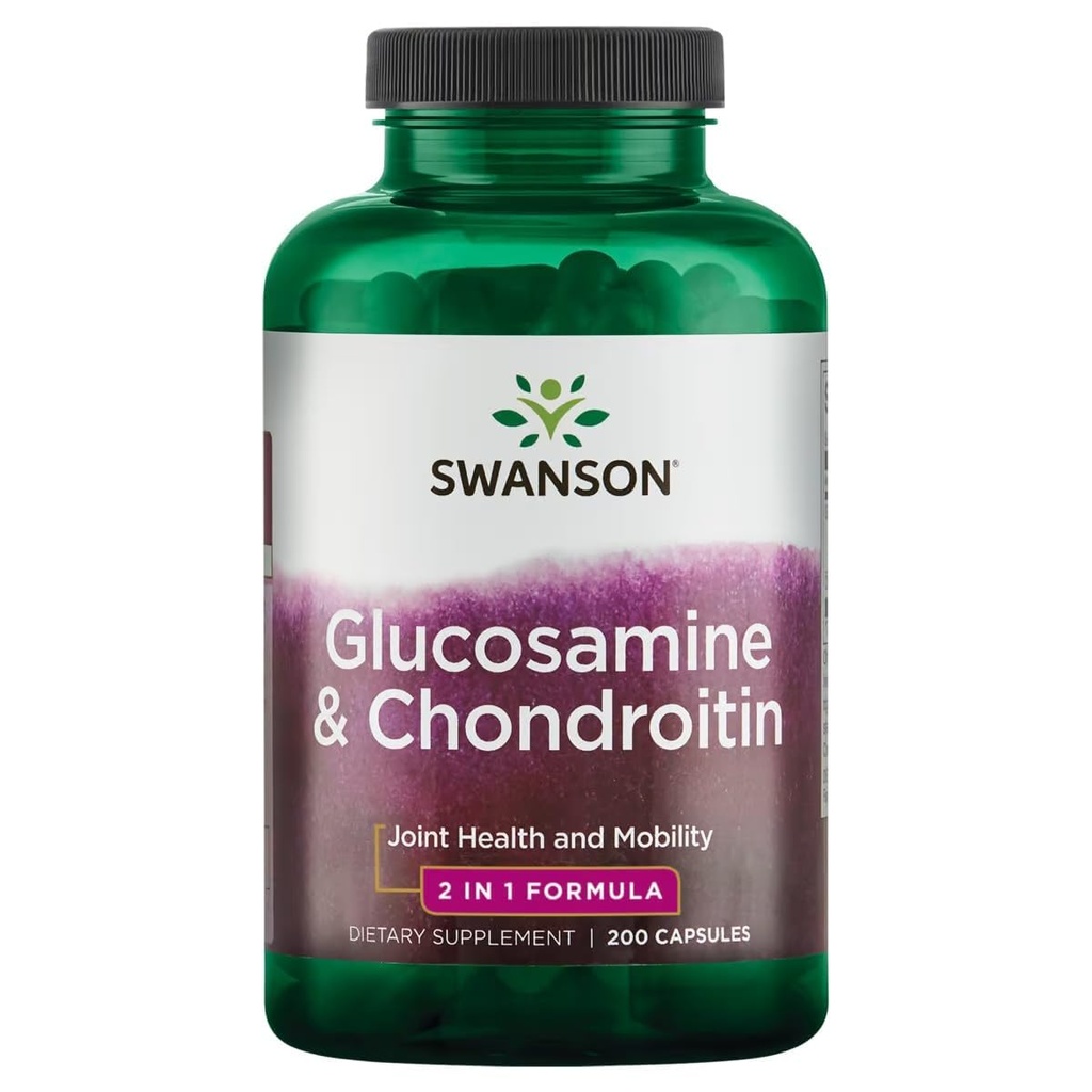 Swanson Glucosamin & Chondroitin Combo 500 / 250 Juta 200 Capsules