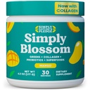 Cukup Blossom Nutrection Daily Greens & Superfood Powder + Collagen + Propolation for Women 's Digetical Health & Bloating Relief. Bantuan Kesehatan Anda Bloom - 30 Hari Supply - Mangga