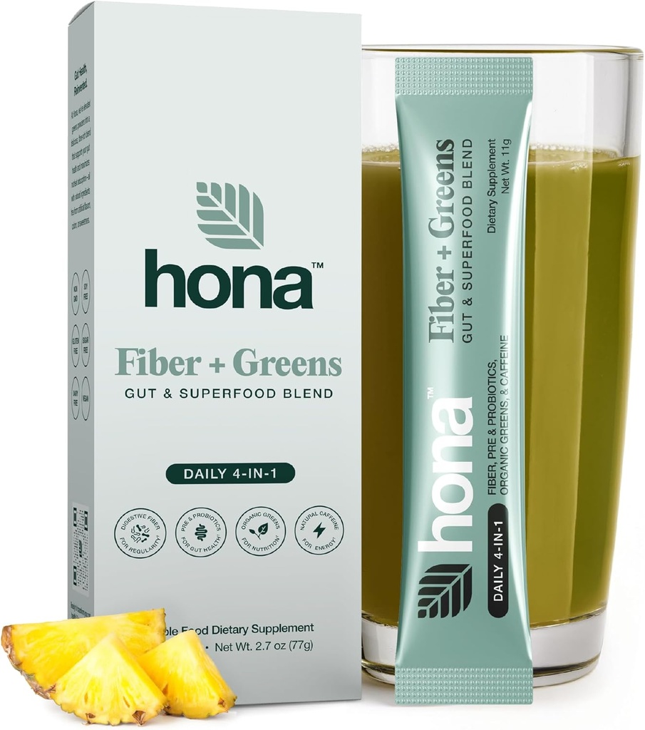 Gut & Superfood Blend, Greens Powder with Prepowder, Progities, Fiber & Natural Caffeine, Gluten Free, Sugar Free, Dairy Free, Vegan, Non GMO greens Superfood Powder (7)