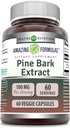 Amazing Formulas Pine Bark Extract 100 Mg 124; Vegetarian Capsules Suplemen 124; None-GMO 124- Gluten- Free GMO 114; Non-GMO 124; Gluten- Free 124; 1 Pack 124; 60 Count