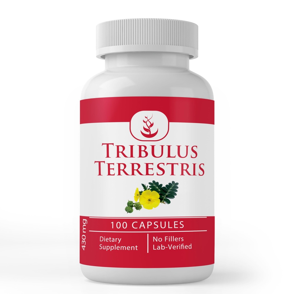 PURE ORIGINAL INGREDIENTS Tribulus Terristris (100 Kapsul) Selalu Murni, Tidak Ada Additives Atau Filler, Lab Verified