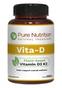 Nutrition Murni Vita D3 K2 - Tanaman Berdasarkan Vitamin D3 K2 Tambahan 124; 120 Tabs K2 124; Vitamin D3 6000 IU; Vitamin K2 sebagai MK7 100mcg 124; Vitamin K2 D3 144; Non GMO 124;