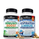 BioSchwartz Respiratory & Imune Lung Suplemen Dukungan dengan Quercetin (1 Bulan Supply) Ditambah 17 dalam 1 Suplemen Dukungan Imune dengan Antioksidan (Persediaan Bulan 1)