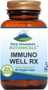 Murni Gunung Botanicals Immuno Yah RX - Kosher Caps dengan Organik Astragalus Echinacea Garlic Maitake Shiitake Mushroom Honeysuckle & Beta Glucan