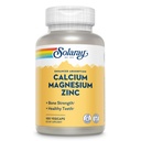 Calsium Magnesium Zinc Suplemen SOLARI - dengan Calcium 1000mg, Magnesium 500mg - Bone Health, Muscle Fungsi, Kesehatan Jantung dan Dukungan Imune - Vegan, 60 Hari Jaminan, 25 Pelayan, 100 VevCaps