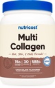Nutricost Multi Collagen + Beauty & Protein Powder (Milk Chocolate Flavor) 30 Servings - dengan Biotin dan Collagen Peptides, Non-GMO, Gluten- Free