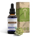 Rahasia Suku Artichoke USDA Organik 124; Alcohol- Ekstrak Bebas, Tinggi Potency Herbal Drops 124; Dibuat dari 100% Sertifikasi Artichoke Organik (Brasero ara jerrymus) Dry Leaf 2 oz