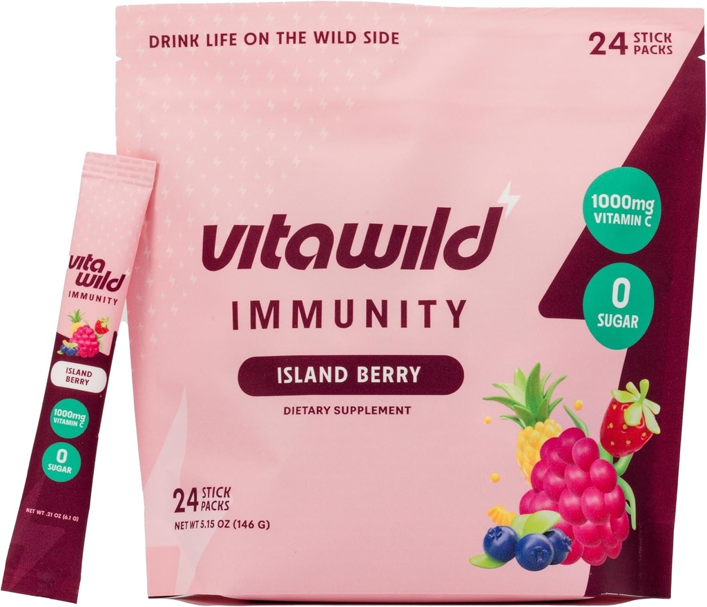 Imunity + Hydration Electrolite Drink 124; Elderberry & Zinc Ammuniune Dukungan Hidration Packet 12.4; Vitamin C 1000mg 124; Support Imune: