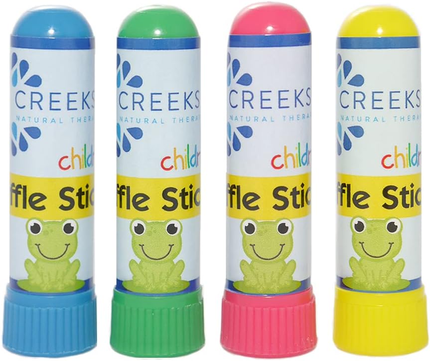 Creekside Compials Sniffle Sticks, On- The Go Portable Nasal Inhalers, Pockett- Sized, Aromatherapy dengan Oil Estial Natural