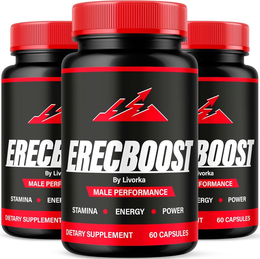(3 Paket) Capsules Erefraft, All Natural Advanced Formula, 180 Kapsul