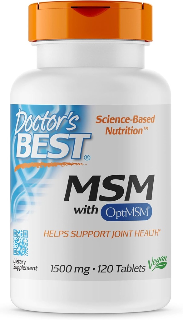 Dokter terbaik MSM, 1500 mg, 120 Tablet