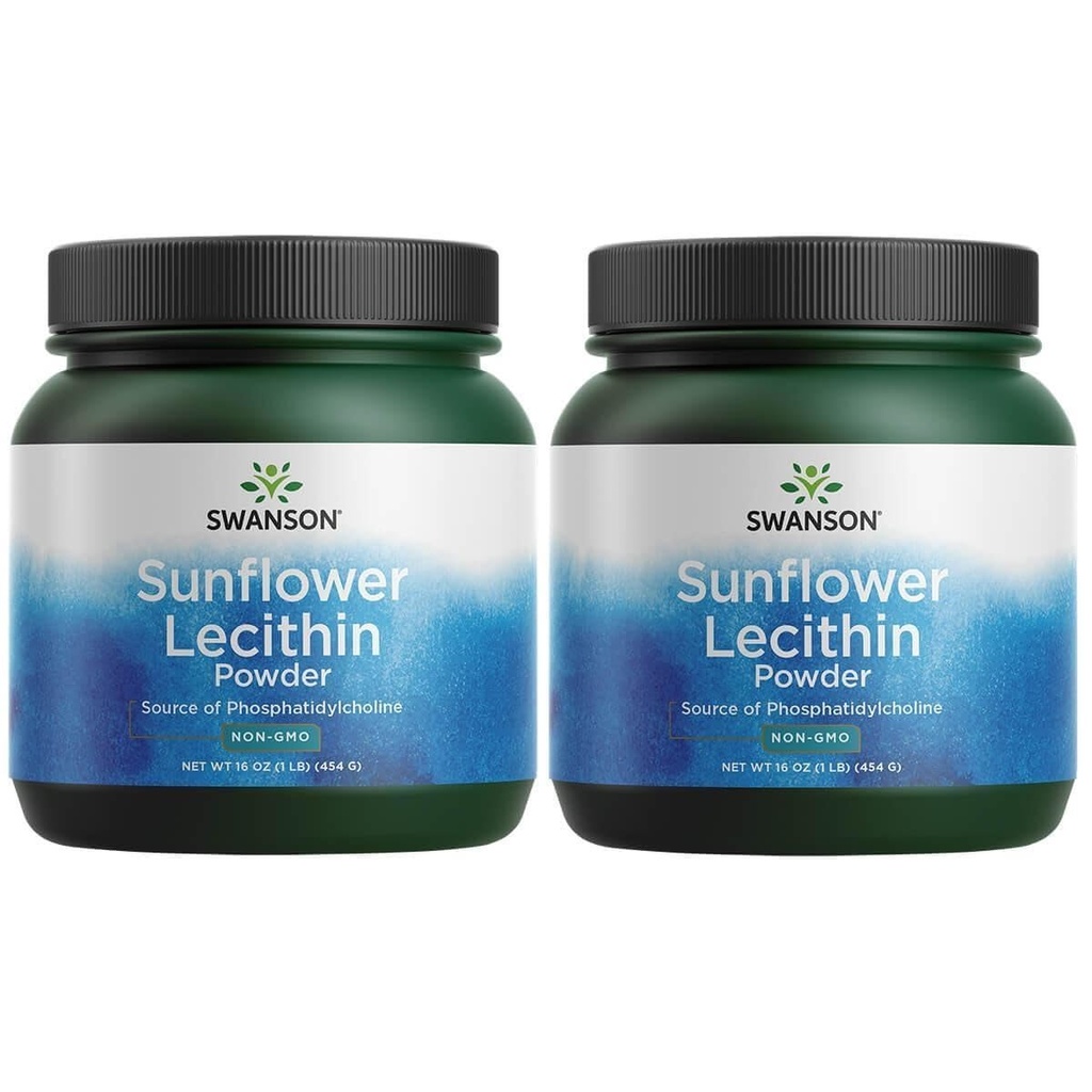 Swanson Leisty Sunflower Heat Health System Duru Non-GMO Soy- Free Vegetarian 16 oz (1lb) 454 gram Powder (2 Pack)