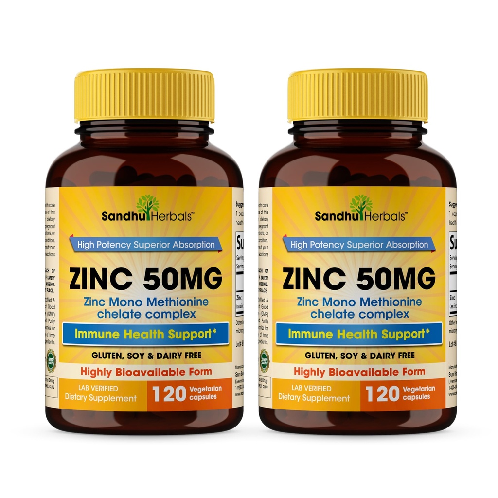 Zinc 50mg Capsules For Men and Women, 240 Count 124; Sangat Absorbable Zinc Suplemen Untuk Sistem Imune Dukungan Atter 124; Zink 50 mg Methionine Adlated Complex 124; Dibantu dengan Skin Health & Overall Immunity