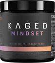 Kaged Nootropic Formula, Mindset, Fokus dan Produktivitas Suplemen, Stimulant Free, Enhances Memory, Mood, Kejelasan, 30 Servis