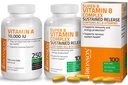 Bronson Super B Vitamin B Kompleks Lanjutkan Rilis Lambat + Vitamin Sebuah 10.000 IU Premium Non-GMO Formula