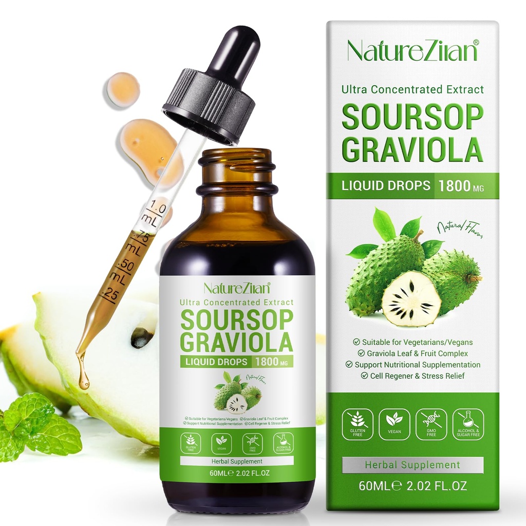 Soursop Graviola Liquid Drops - Soursop Bitters Liquid