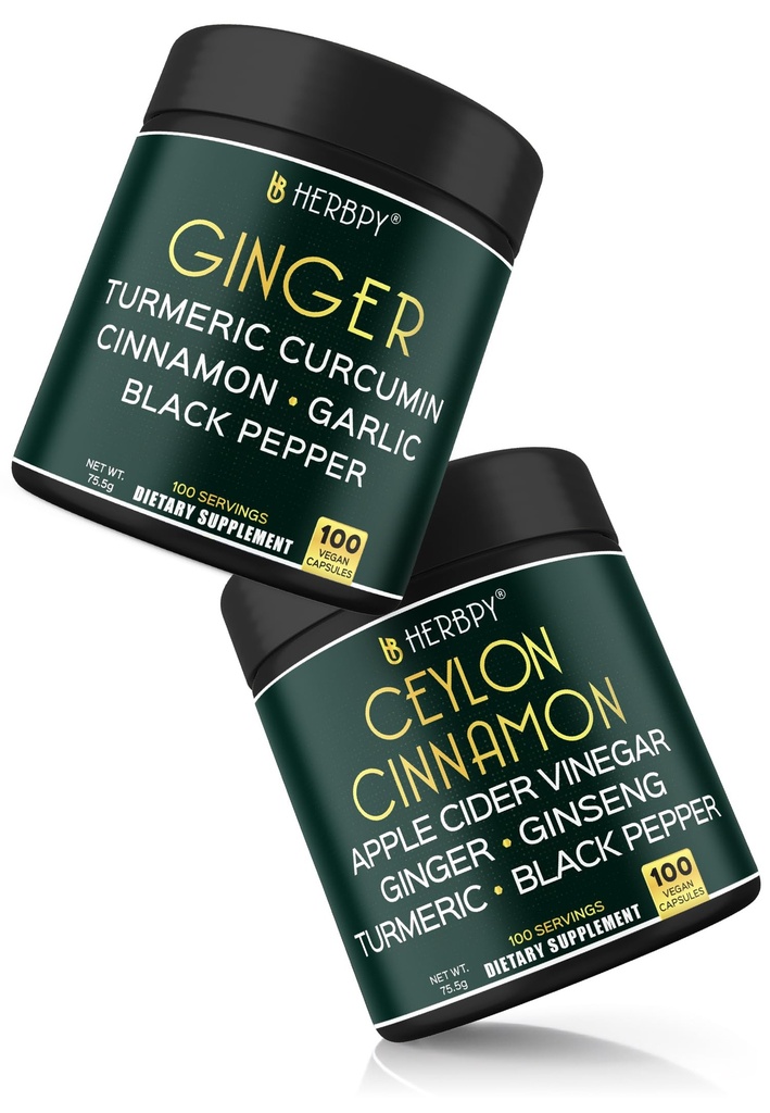 Bundle 5in1 Ginger Suplemen & 6in1 Premium Ceylon Cinnamon Suplemen