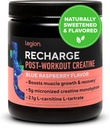 Legion Recharge Post Workout Supplemen - All Natural Muscle Builder & Recovery Drink With Micronized Creatine Monohydrate. Dihibur & Dihibur, Aman & Sehat. (Raspberry Biru, 60 Serving)