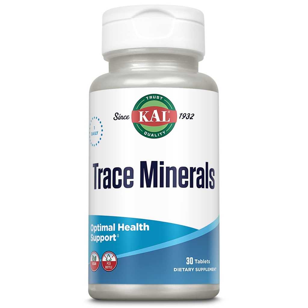 Kal Trace Minerals Actisball Tablet, 30 Count