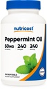 Nutricost Peppermint Oil Softgels (240 SFG) - Gluten Free, Third Party Test and GMO Free