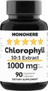 MontaHERB Klorophyll Ekstrak 1000 mg - 90 Vegetarian Capsules