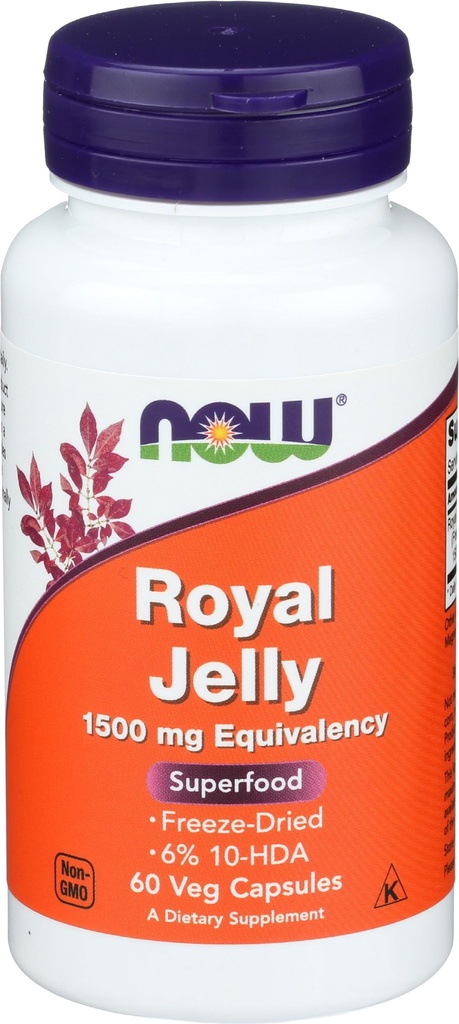 Sekarang Makanan Jelly 1500Mg 60 Cap Royal, 60 CT