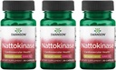 Swanson Nattokinase 2000 Fibryoolytic Unit 100 juta gram 30 Capsules Enzyme (3 Pack)
