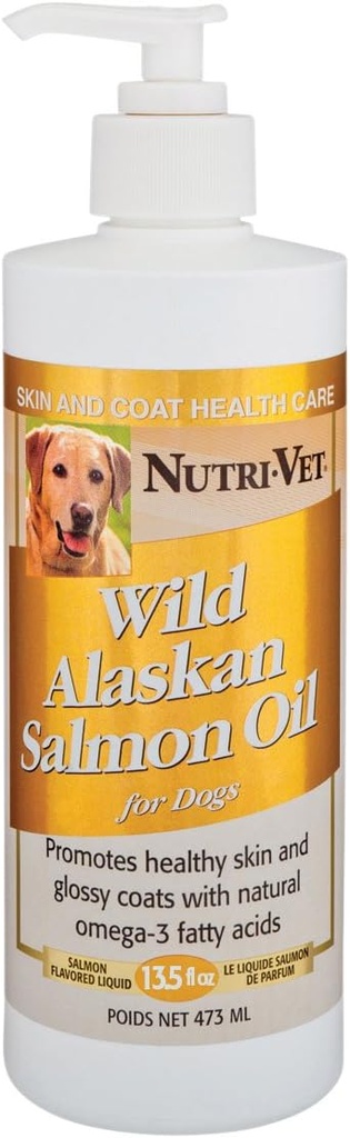 Nutri- Vet Wild Alaska Salmon Salmon untuk Anjing, 13.5 Ounce