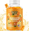 Quercetin dengan Bromelain Gummies - Vitamin C + Zinc & Vitamin D3 - Ekstra Kekuatan kekebalan Dukungan Booster - 60 Quercetin Gummies - Dibuat di USA