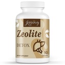 Zeolite Detox Capsules, Organic Activated Charcoal, Bentonite Clay, 1-2 Clinopolite, Maximum Absorpsi, Gut Liver Detox Cleanse Full Body for Women, 90 Capsules