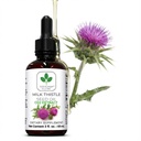 Milk Thistle Seed Oil Extract 2 lf oz - CO2 Liquid Milk Thistle Extract - Rich in Silymarin, VIT E, Zinc, Omega, Tocopheriol - Sweet and Pleasant Taste