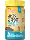 Sundance Stress Dukung Gummies 124; 32 Count 124; dengan GABA dan Lemon Balm 124; Lemon Strawberry Flavor 124; Non-GMO dan Gluten Free Suplemen