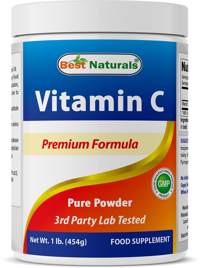 Powder 100% murni Vitamin C 1 lb (454 Grams) Powder (Juga disebut Acid Ascorbic)