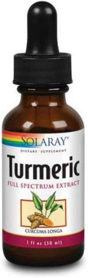 SOLARAY Dijamin Potency Turmeric Root Extract, Drops (BTl-Glass) Aver124; 1oz
