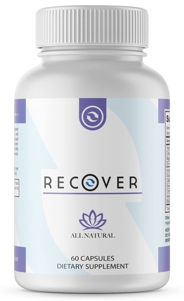 Suplemen Anti Alkohol - Penopang Craving dengan Kudzu, L Glutamine B RNA / DNA kompleks dan banyak lagi. 60 Capsules