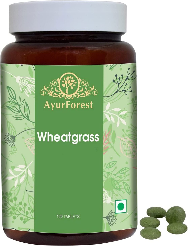 Wheatgrass Tablet Herbal Suplemen 120 Count 500 mg