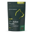 VetriScience Senior 27 + Active Health Chews, Nu Cat Daily Multivitamin for Senior Cats, Balanced Vitamin, Mineware dan Antioksidants, Aging Sehat dan Wellness Dukungan, Fish, 30 Count