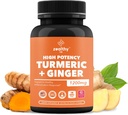 Turmeric + Ginger Capsules 1200 mg 124; Comfort Bersama, Inflammation Dukungan Kesehatan & Digetical *